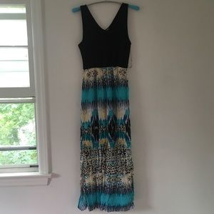 Colorful beachy maxi dress